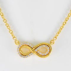 Andrea Featherlight Pendant Necklace with Infinity Design