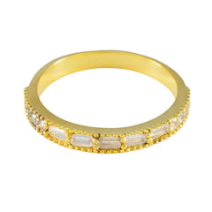 Nisa Sophisticated White multiple Band White CZ White