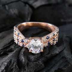 Florencia Engagement Blue Halo Ring
