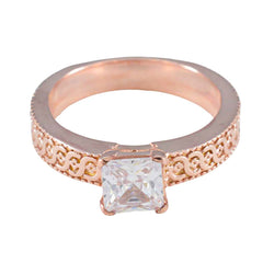 Meera Twist White Solitaire Band White CZ White