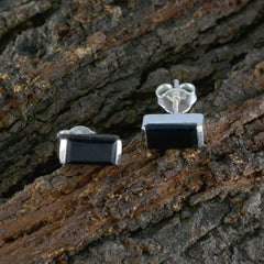 Ida Black Solitaire Stud Earrings for Every Occasion