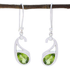 Emilia Green Solitaire Dangle Earrings for Every Occasion Peridot Green Dangle