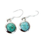 Ella Turquoise Dangle Earrings for Everyday Glam Turquoise Blue Dangle
