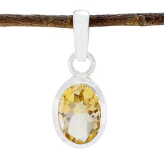 Josephine Yellow Gemstone Pendant for Everyday Glam Citrine Yellow Yellow