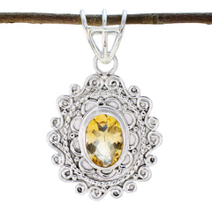 Mia Yellow Rope-Wire Statement Pendant