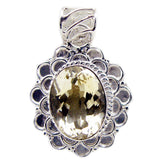 Natalie Yellow Rope-Wire Statement Pendant Citrine Yellow Yellow