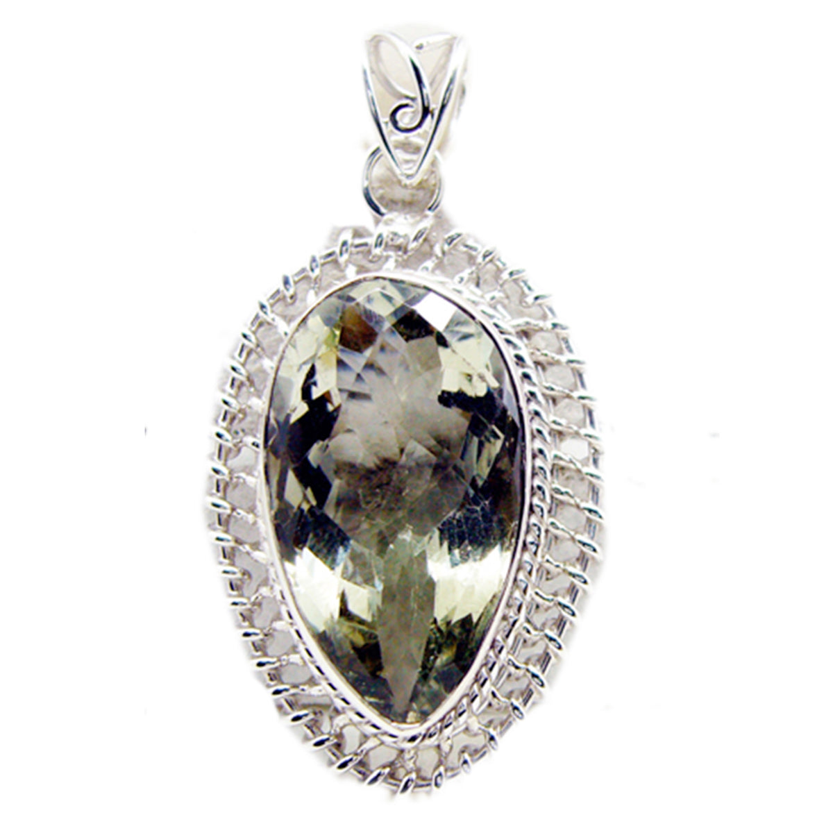 Skylar Light Green Gemstone Pendant for Everyday Glam Green Amethyst Light Green Light Green