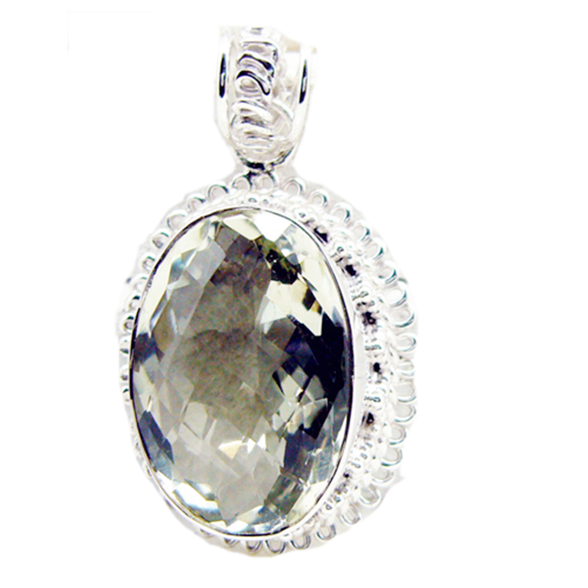 Stella Light Green Gemstone Pendant for Everyday Style Green Amethyst Light Green Light Green