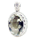 Stella Light Green Gemstone Pendant for Everyday Style Green Amethyst Light Green Light Green