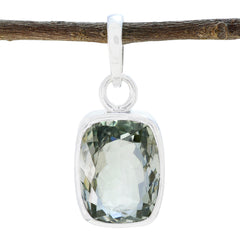 Daniela Light Green Gemstone Pendant for Everyday Wear Green Amethyst Light Green Light Green