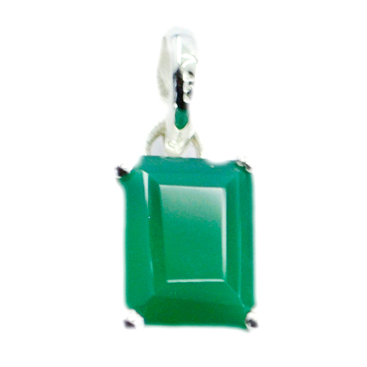 Nella Green Gemstone Pendant for Everyday Elegance Green Onyx Green Green