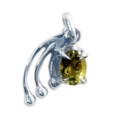 Agnes Yellow Gemstone Pendant for Glamorous Looks Lemon Quartz Yellow Yellow
