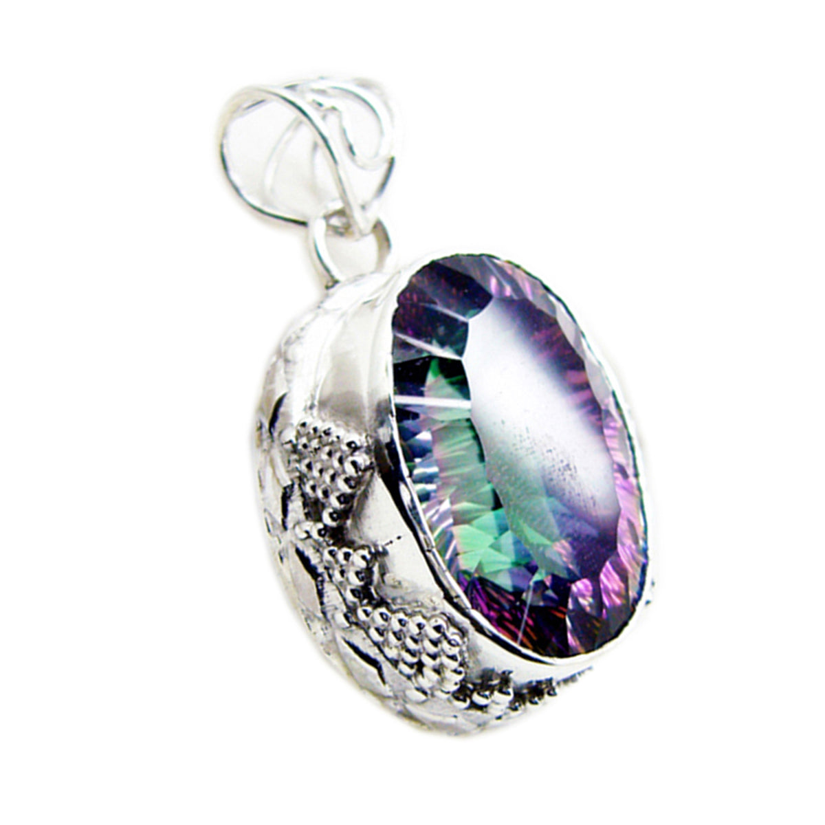 Fernanda Multicolor Statement Pendant for Bold Style Mystic Quartz multicolor Multicolor