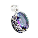 Paula Multicolor Statement Pendant for Everyday Glam Mystic Quartz multicolor Multicolor