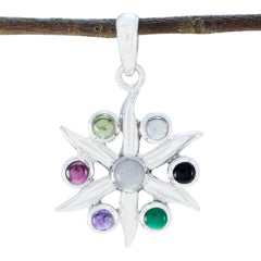 Luisa Multicolor Gemstone Pendant for Everyday Glam
