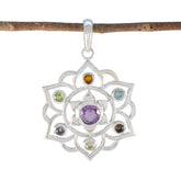 Olivia multicolor Rope-Wire Classic Pendant Multi Stone multicolor Multicolor