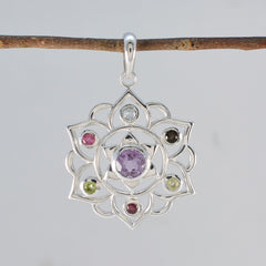 Scarlett Multicolor Gemstone Pendant for Every Occasion