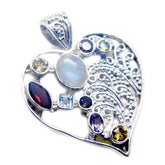 Lea multicolor Rope-Wire Edgy Pendant Multi Stone multicolor Multicolor