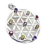 Isabel Multicolor Statement Pendant for Every Occasion Multi Stone multicolor Multicolor