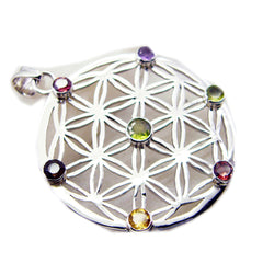 Lucia multicolor Retro Statement Pendant
