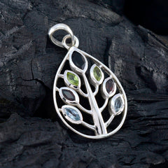 Alina Multicolor Gemstone Pendant for Everyday Glam