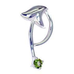 Lourdes Green Gemstone Pendant with Stylish Design Peridot Green Green