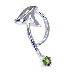 Lourdes Green Gemstone Pendant with Stylish Design