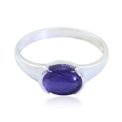 Elena Sophisticated Purple Solitaire Ring Amethyst Purple