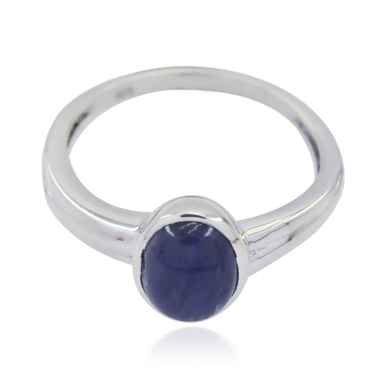 Camila Boho Purple Solitaire Ring Sterling Silver Amethyst Purple