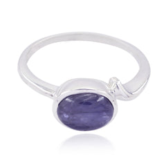 Isabelle Abstract Purple Solitaire Ring Amethyst Purple