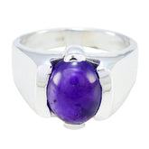 Marie Artisan Purple Solitaire Ring Amethyst Purple