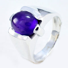 Marie Artisan Purple Solitaire Ring