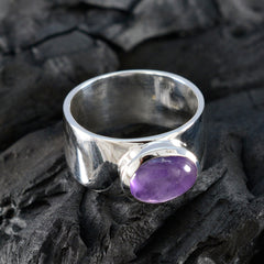 Patricia Armor Purple Solitaire Band