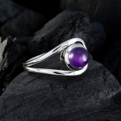Yasmine Fairytale Purple Solitaire Ring