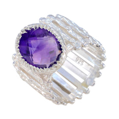 Ángeles Armor Purple Solitaire Band