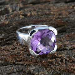 Claire Heritage Purple Solitaire Ring
