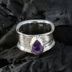 Milagros Victorian Purple Solitaire Band