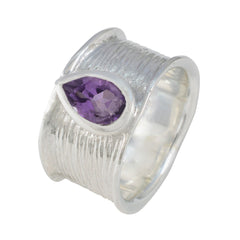 Milagros Victorian Purple Solitaire Band