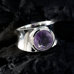 Claire Armor Purple Solitaire Band