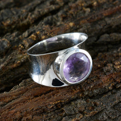 Claire Armor Purple Solitaire Band