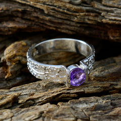 Liyana Sophisticated Purple Solitaire Ring