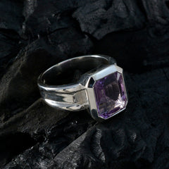 Camila Modern Purple Solitaire Ring