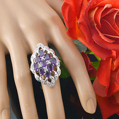 Olivia Artisan Purple multiple Ring