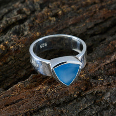 Riya Signet Blue Solitaire Band