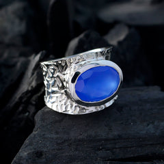 Ananya Oversized Blue Solitaire Band