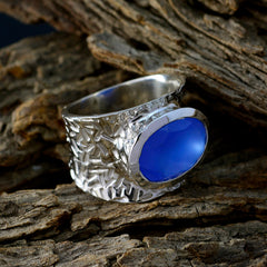Ananya Oversized Blue Solitaire Band