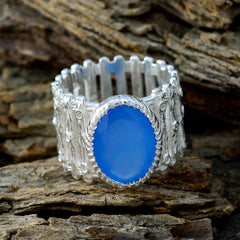 Antonia Armor Blue Solitaire Band