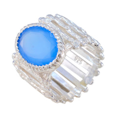 Antonia Armor Blue Solitaire Band