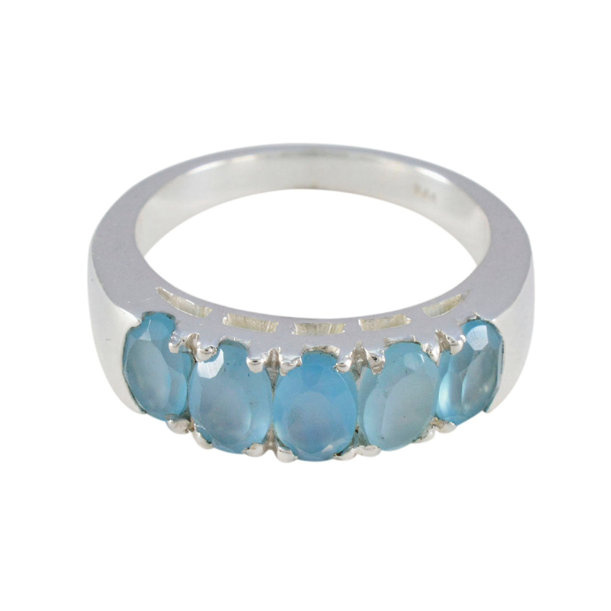 Araya Fairytale Blue Penta Band Blue Chalcedony Blue