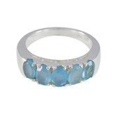 Araya Fairytale Blue Penta Band Blue Chalcedony Blue